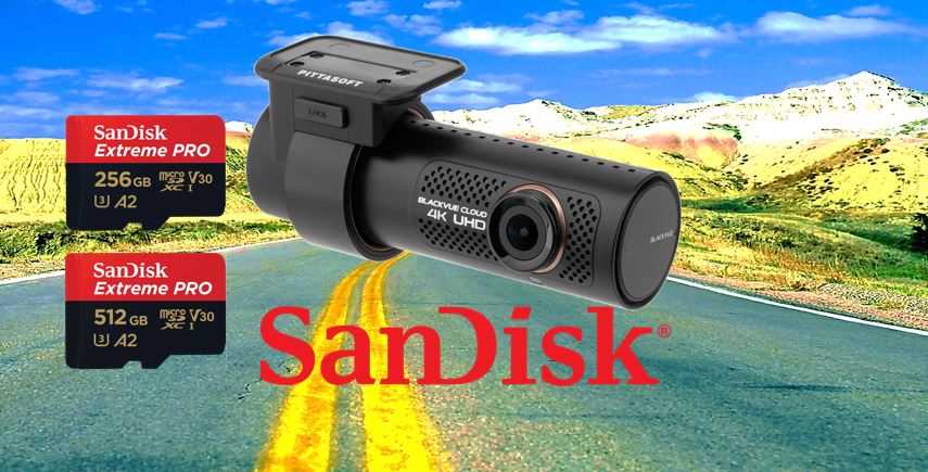 Een BlackVue dashcam met een SanDisk Extreme Pro geheugenkaart is zeer nuttig in situaties van beveiliging.